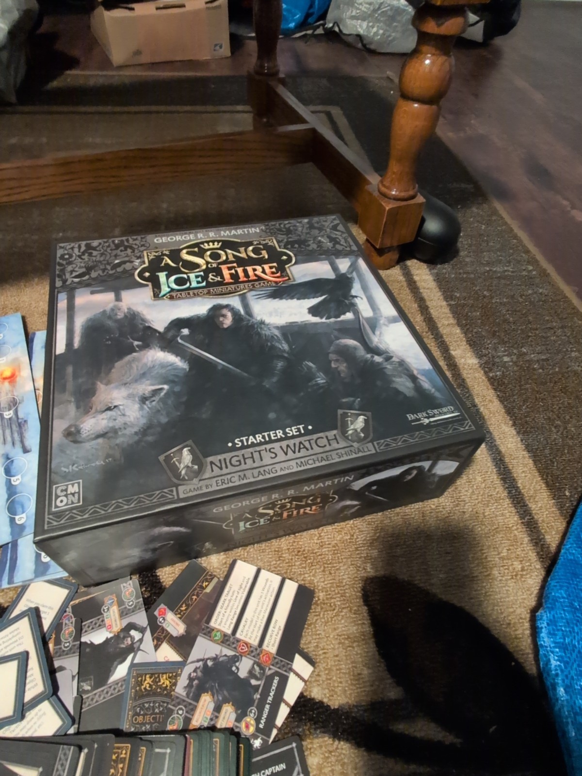 CMON A Song Of Ice & Fire Starter Set Board Game NIGHTS WATCH Read