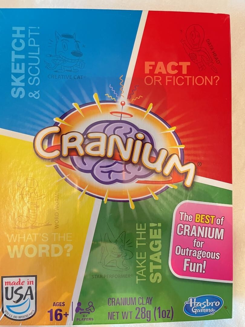 NEW 2013 Hasbro Cranium Board Game Factory Sealed Ages 16+ Made in the U.S.A.
