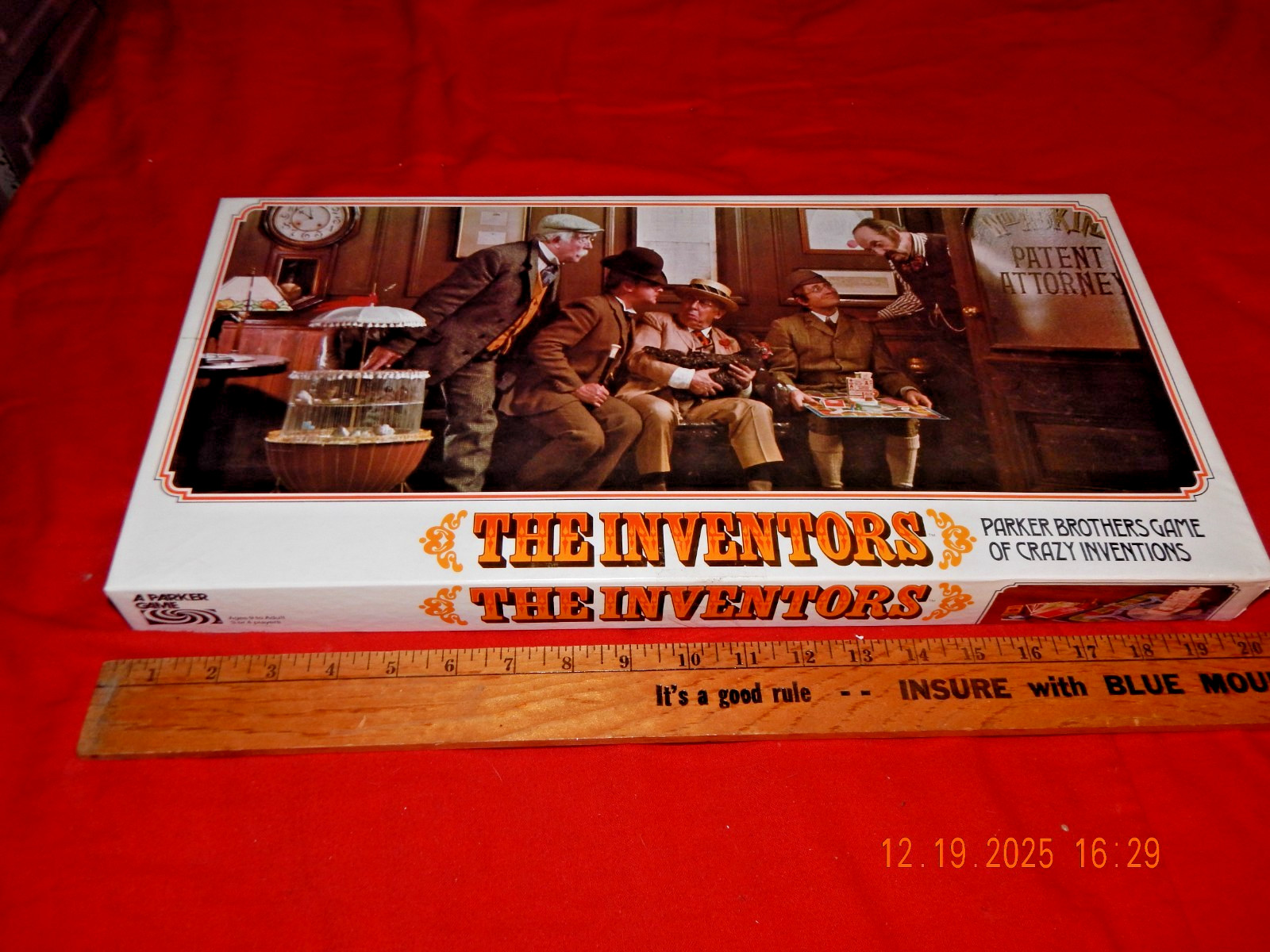 Vintage 1974 Parker Brothers The INVENTORS Board Game No. 90! COMPLETE in Box!