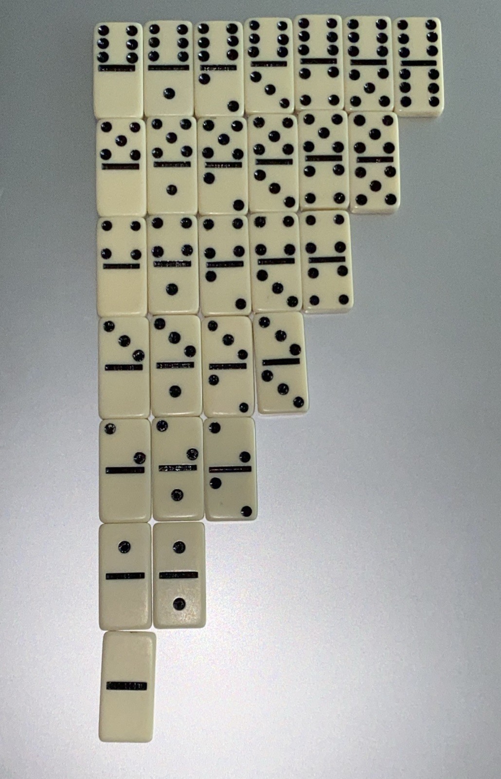 Double-Six Dominoes Supreme Vintage Set Of 28 Travel Size