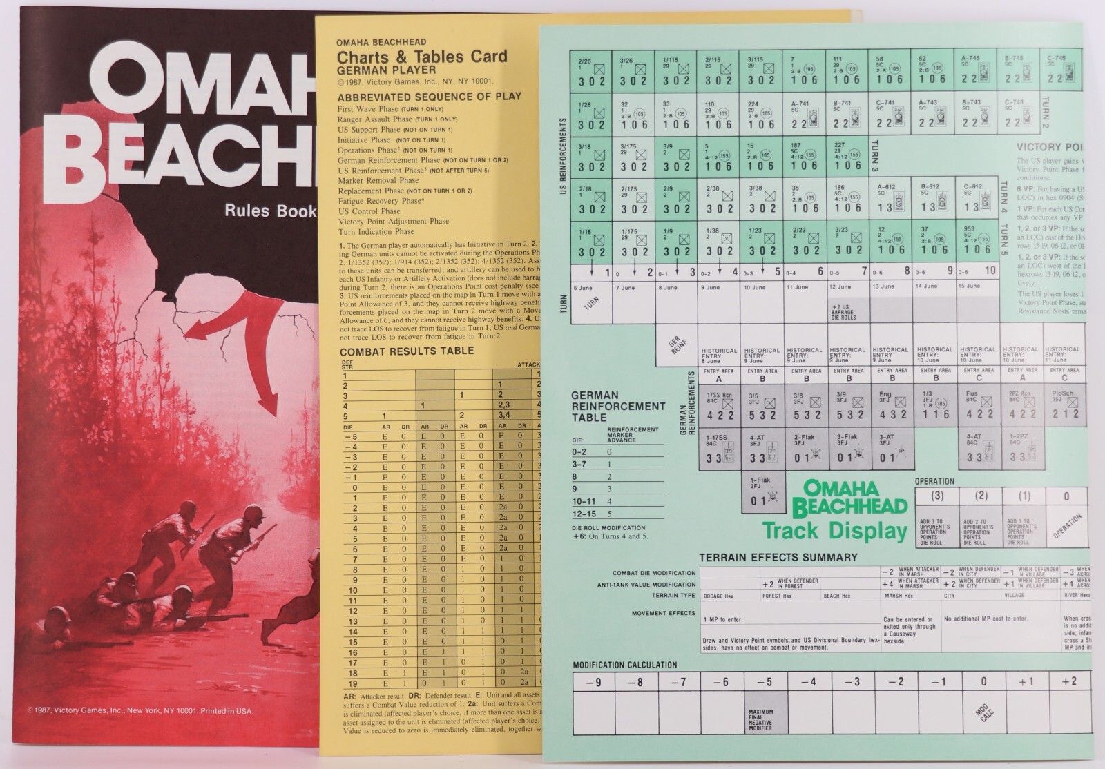 Omaha Beach Battle for the Bocage 1987 Victory Games