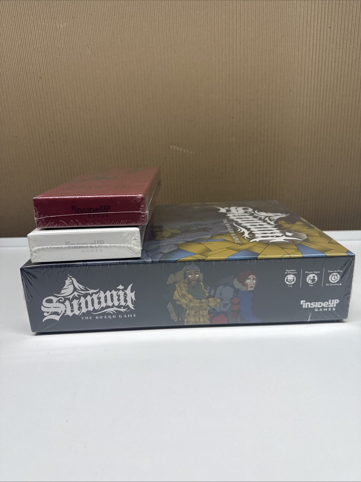InsideUp Summit Board Game with Teams and Yeti Expansions – New Sealed!