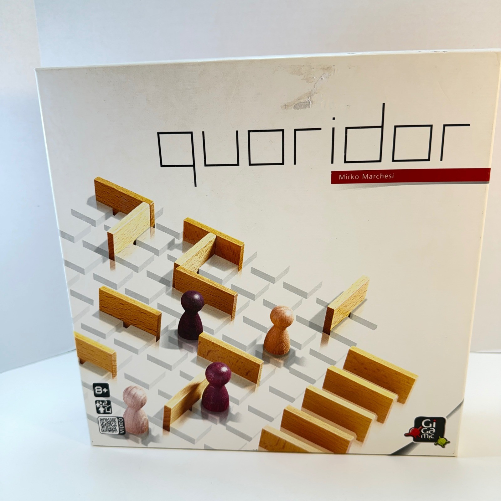 Quoridor Board Game Gigamic Abstract Strategy Maze 2-4 Player Mensa COMPLETE