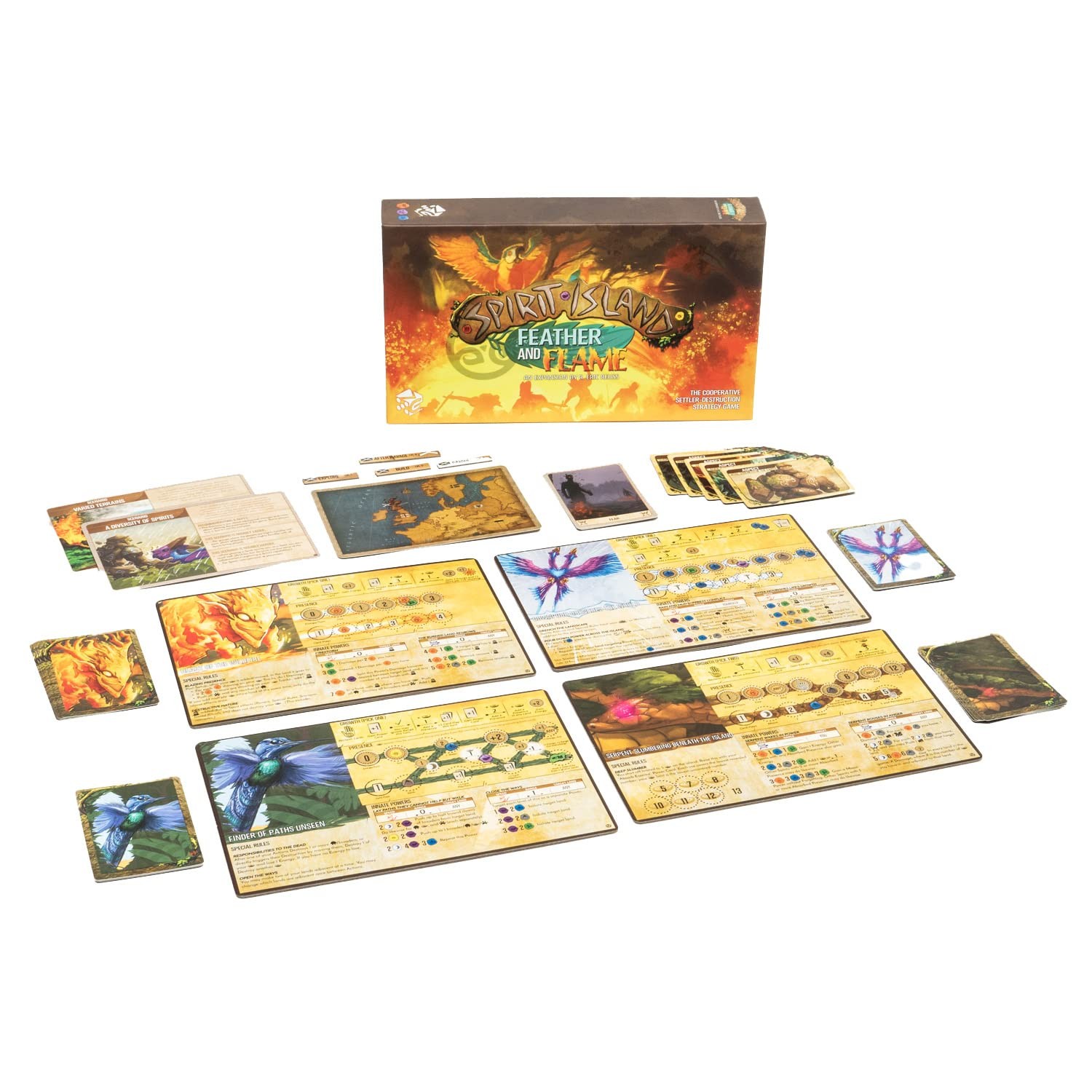 Spirit Island Expansion Board Game Cooperative Strategy 14 Players 14+