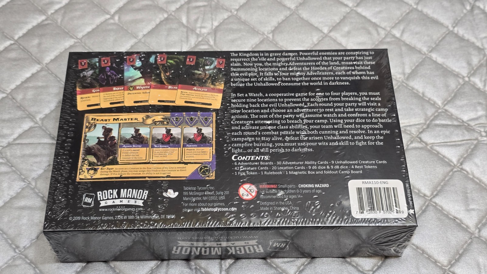 Set A Watch Board Game (Rock Manor Games, 2019) Brand NEW SEALED Todd Walsh