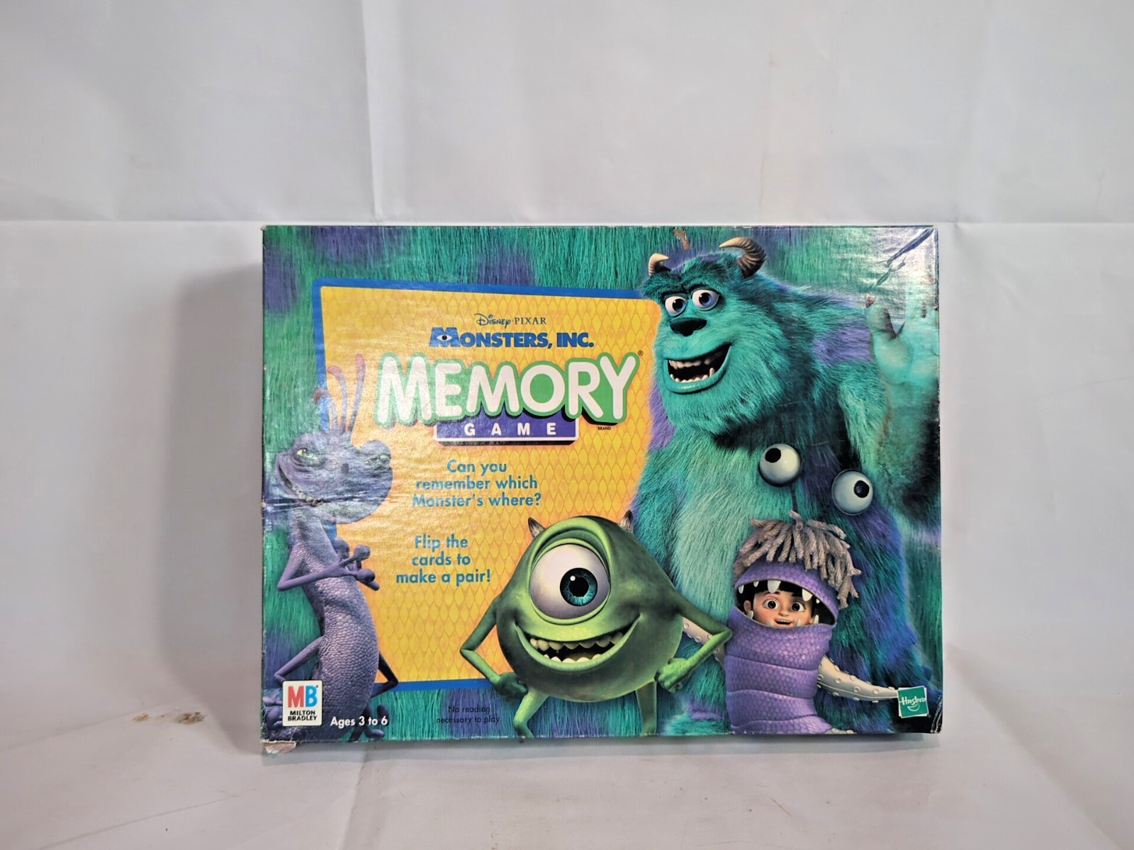 2001 Disney Pixar Monsters, Inc. Memory Game 98% Complete