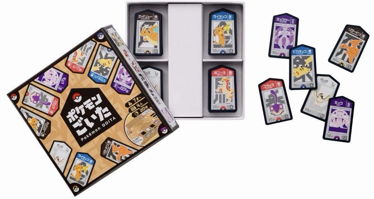 【English support】Pokemon Goita Board Game JAPAN NEW With limited Bag