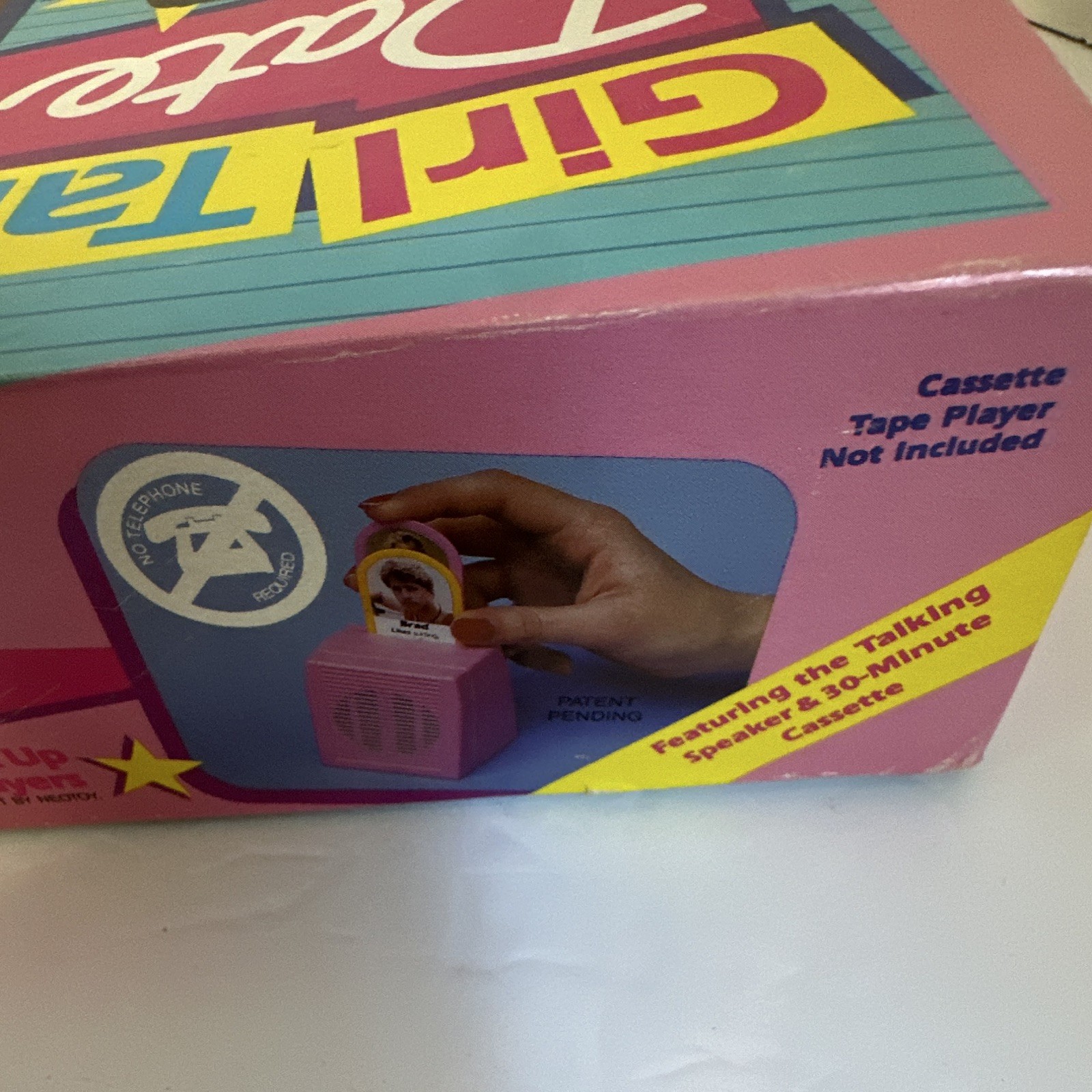 Golden Girl Talk Date Line Talking Dating Board Game 1989 MPN 4251 2+ Players