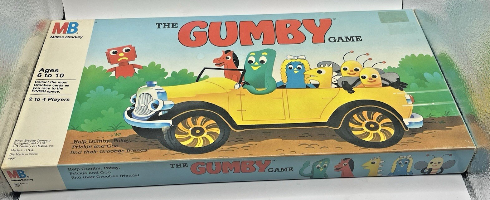 1988 The Gumby Game by Milton Bradley Sealed New Board Game