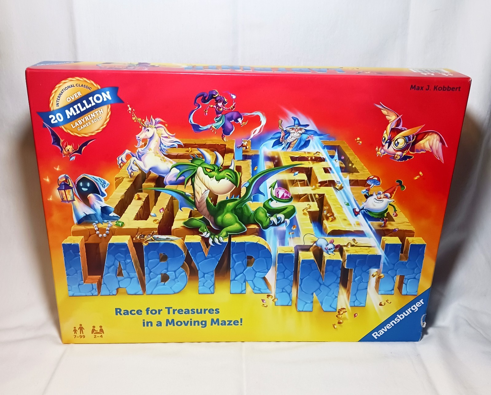 2007 NEW & SEALED Labyrinth Board Game Ravensburger Moving Maze Max J. Kobbert