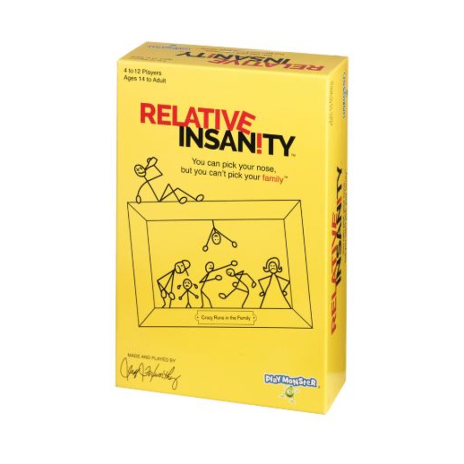 PlayMonster Board Game Relative Insanity Box Fair/VG+