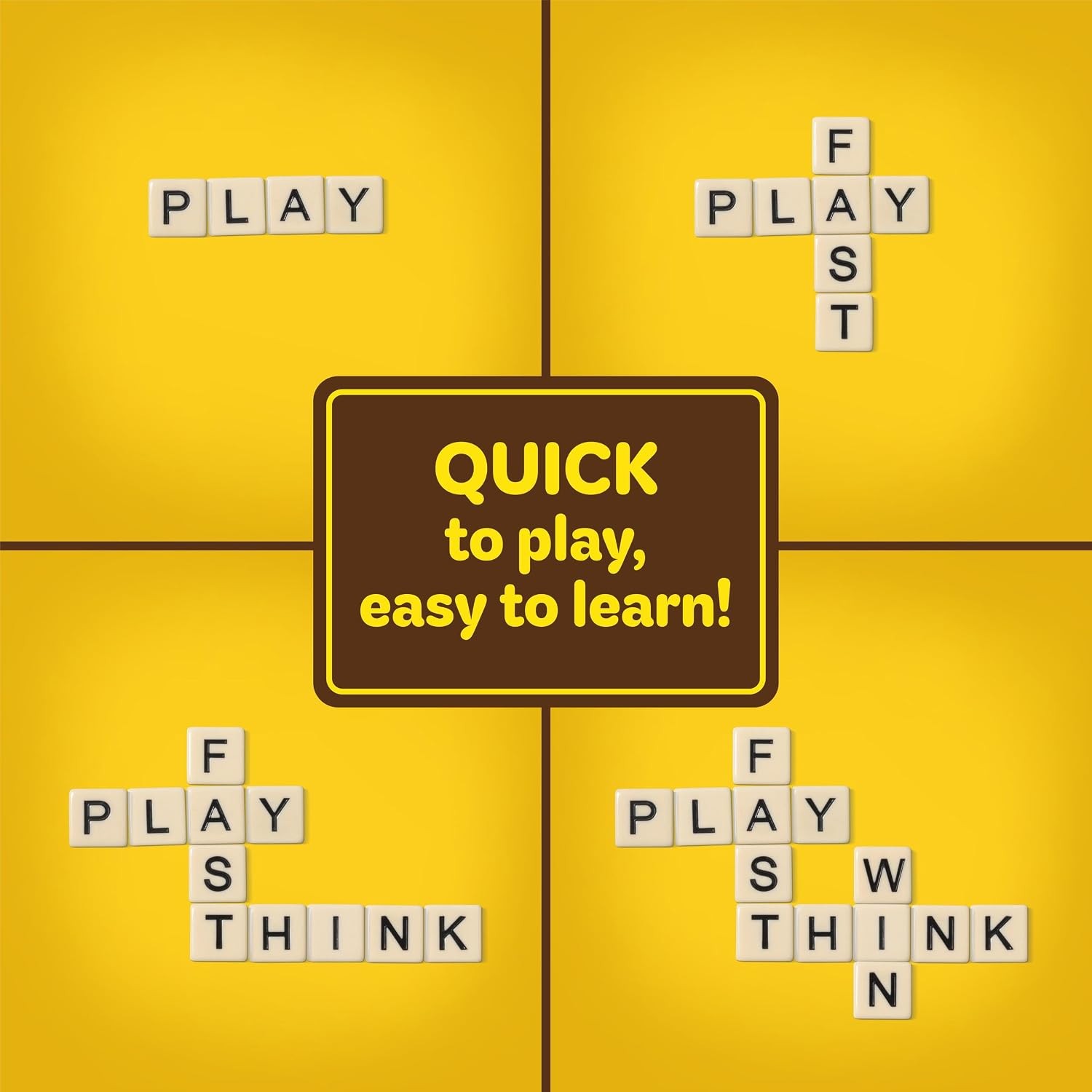 Bananagrams Classic Word Game 144 Tiles Banana Pouch Travel Spelling Anagram