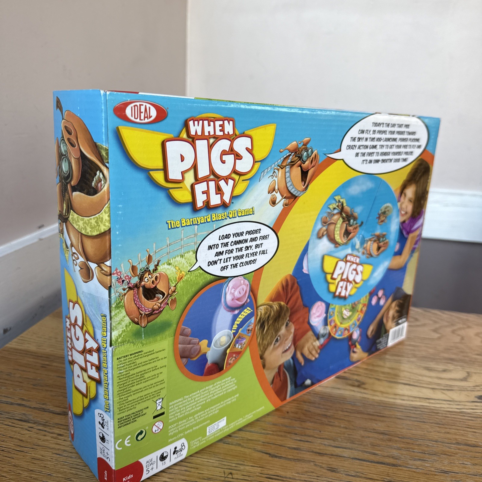 When Pigs Fly Board Game, Brand New In box Sealed, Ideal Co. From 2013
