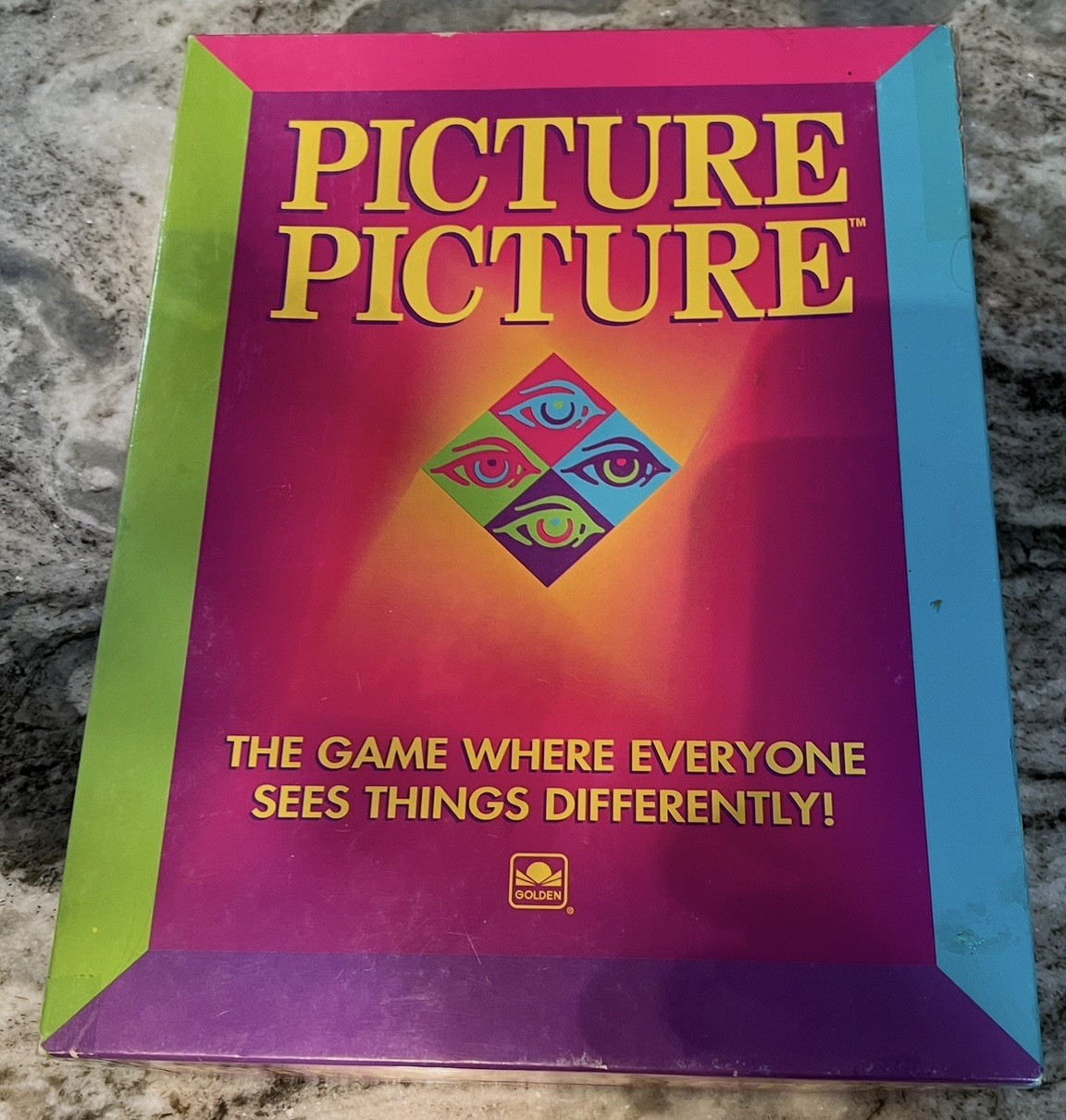 Picture Picture Board Game 1992 Complete Golden 5074 Vintage 2-6 Players