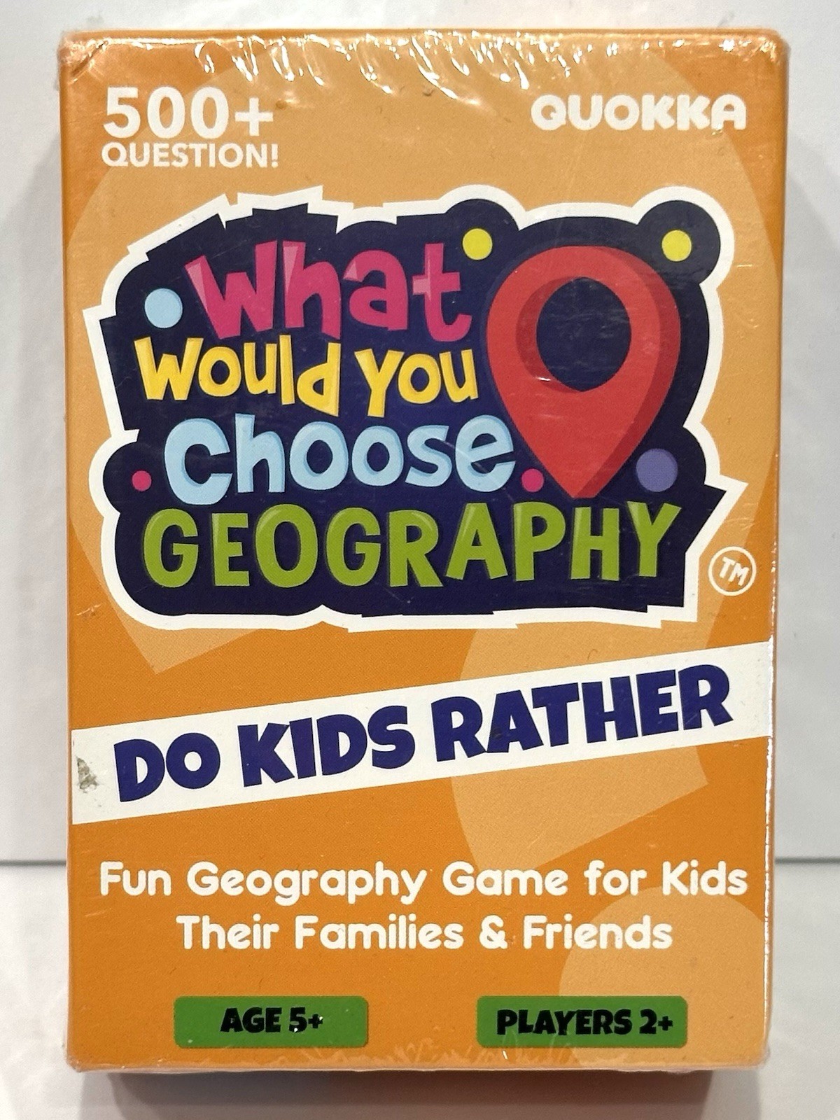 QUOKKA Card Game What Would You Choose Geography Do Kids Rather 2+ Players NEW