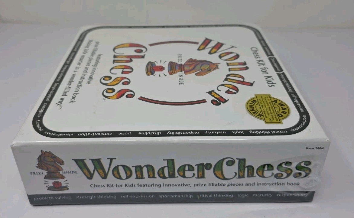 WONDER CHESS – Chess Kit For Kids Award Winner Game NEW Chessboard