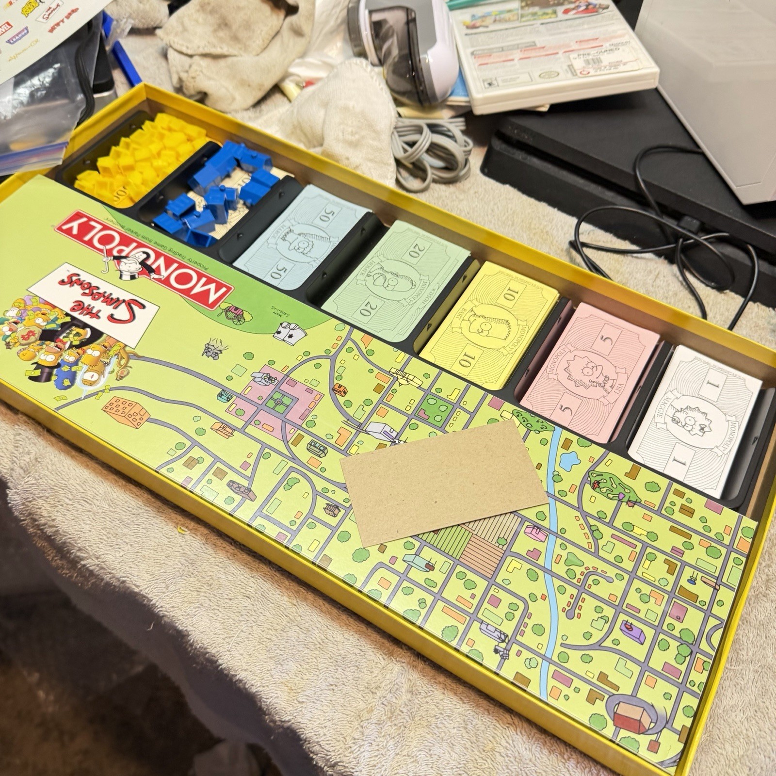 The Simpsons Monopoly Board Game Welcome to Springfield Parker Brothers COMPLETE