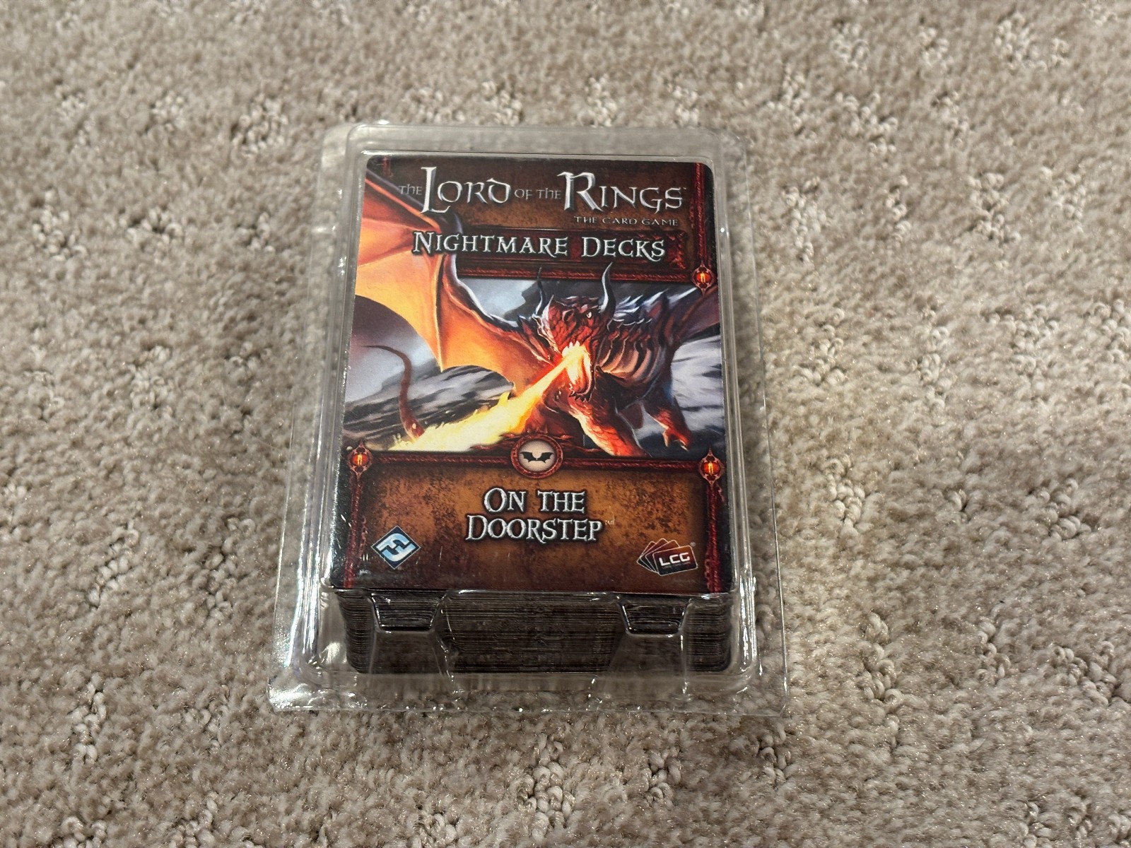 The Lord of the Rings LCG – Nightmare Deck – On The Doorstep – FFG – NEW
