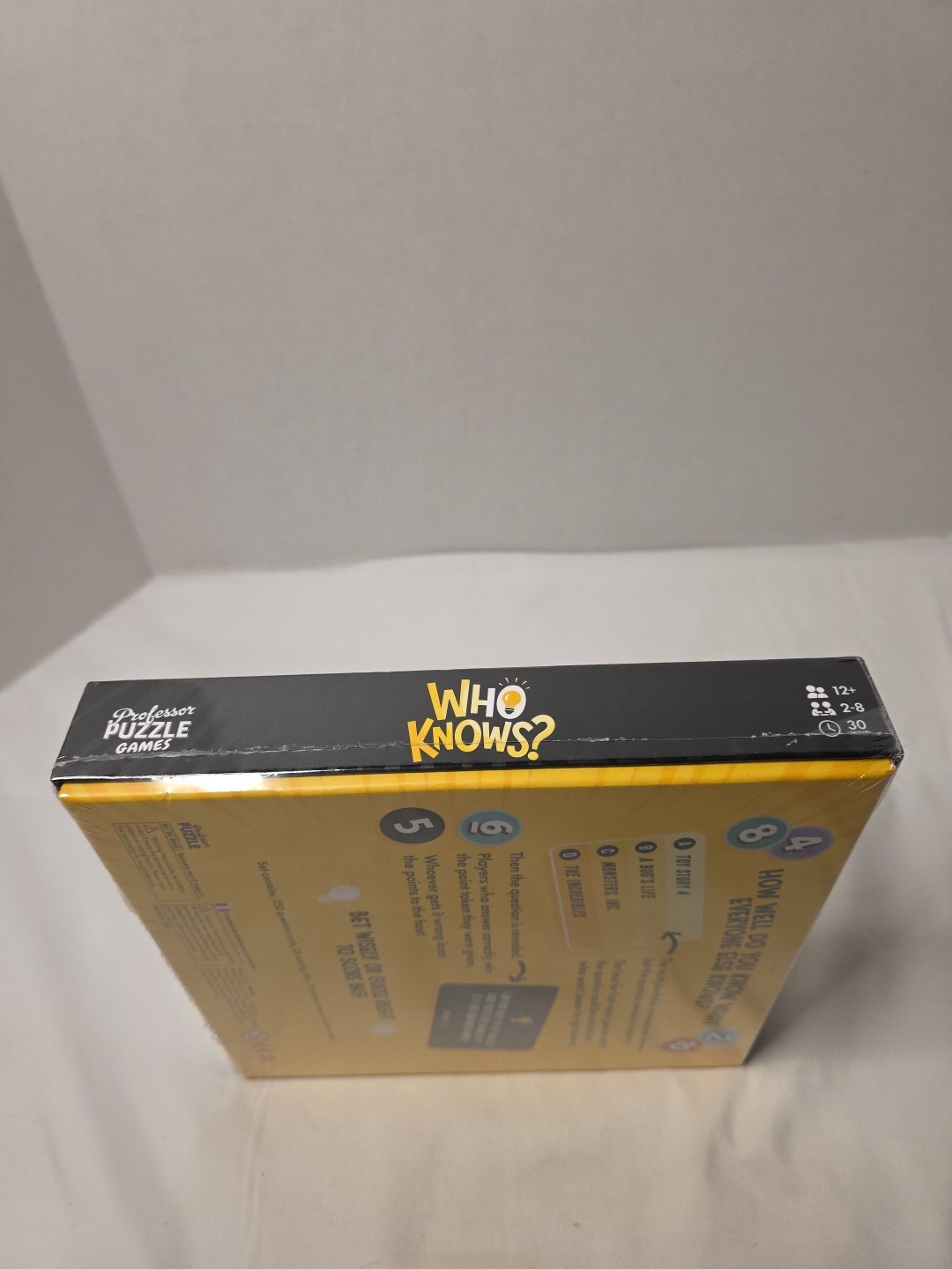 Who Knows? Trivia Game Professor Puzzle | 2-8 Players Brand New Sealed