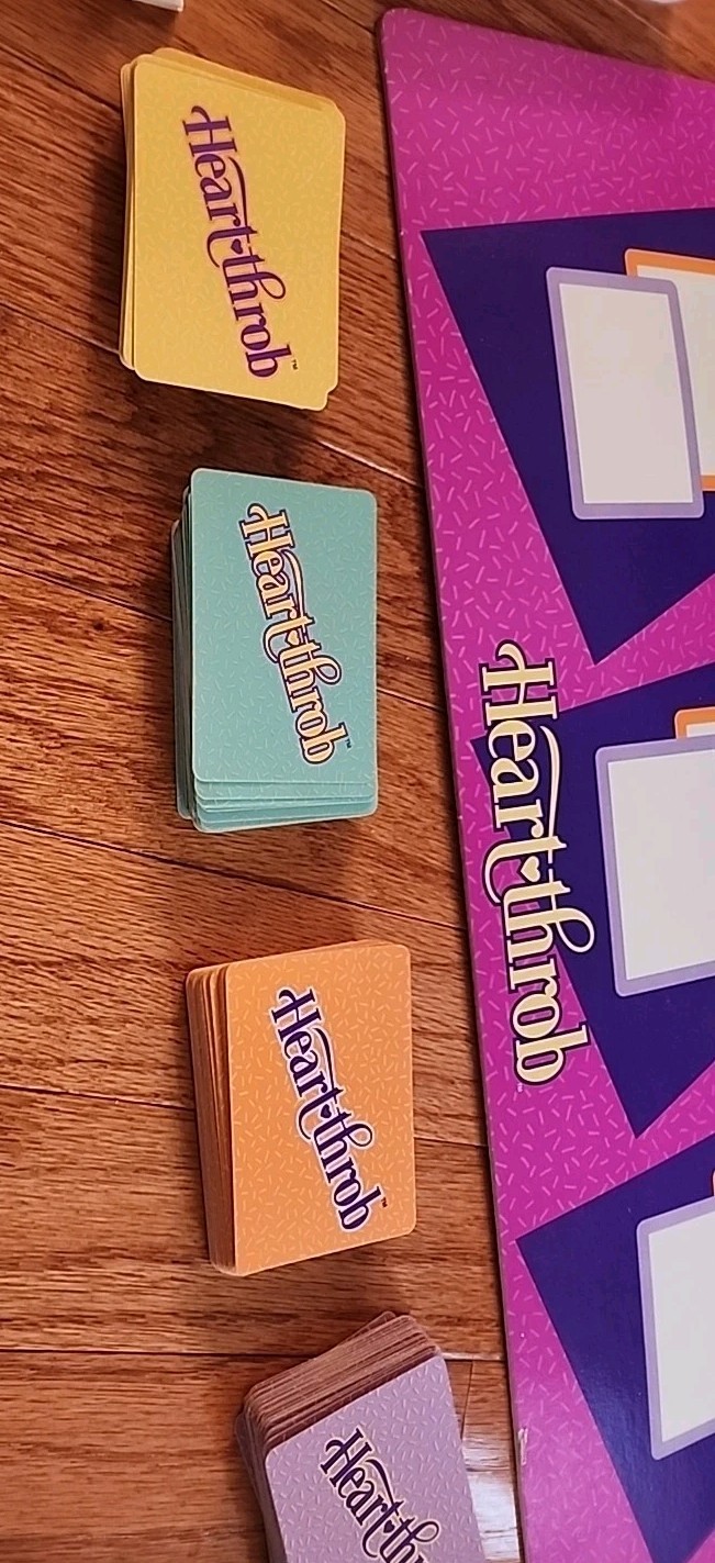 Vintage 1988 Milton Bradley Heartthrob The Dream Date Board Game Heart Throb