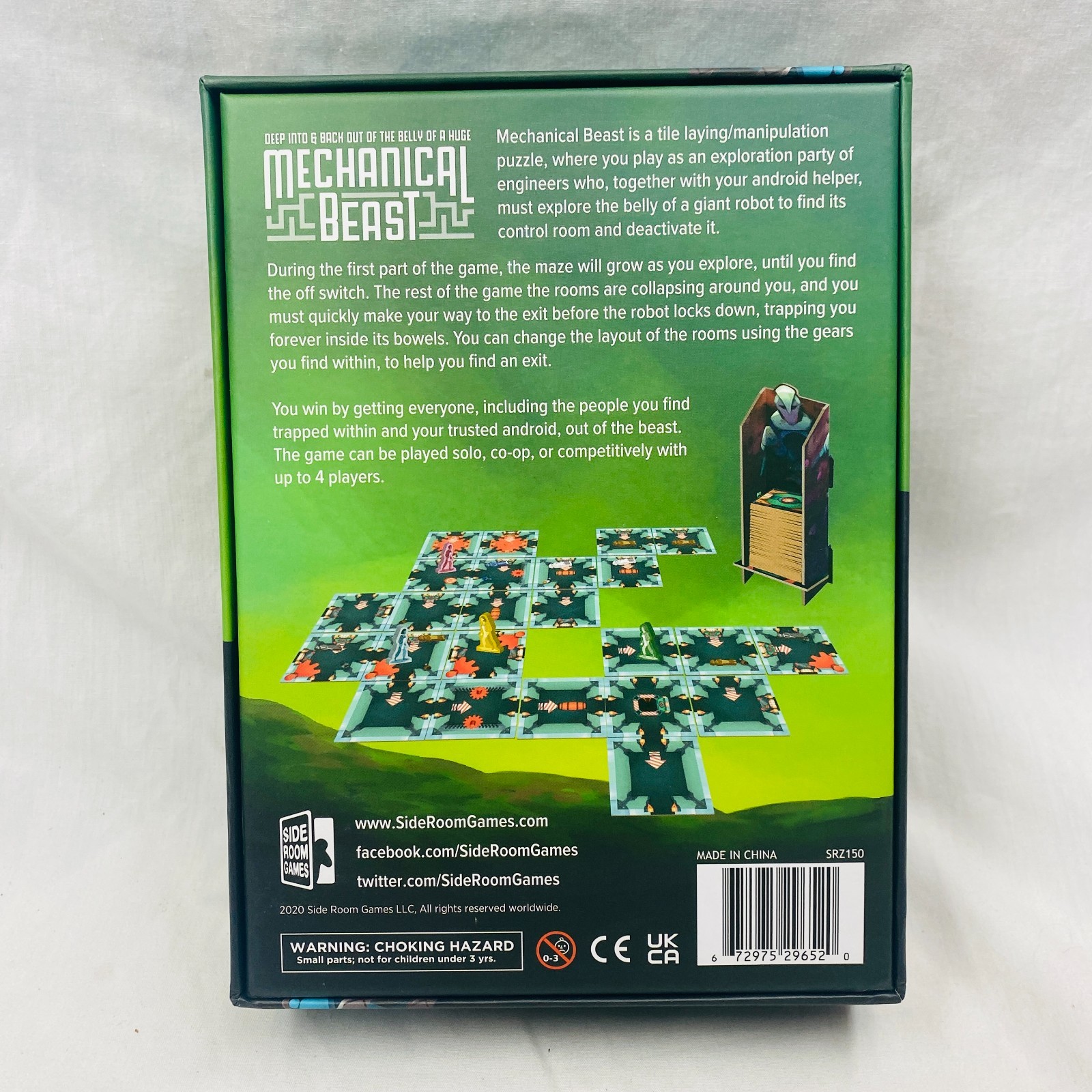 Mechanical Beast Board Game Side Room Games 2020 Unplayed EX/NM+