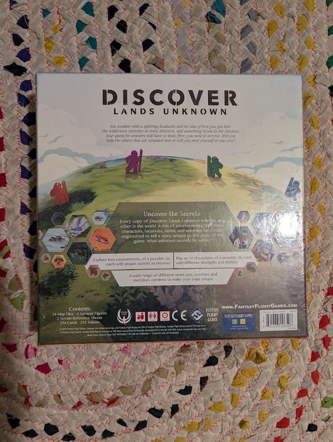Discover: Lands Unknown – Survival Adventure Board Game Desert + Snow
