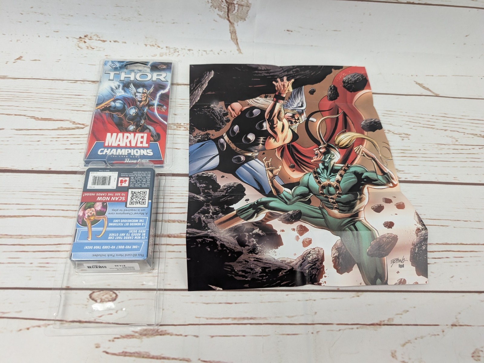 Marvel Champions Card Game LCG Thor Hero Pack & Sleeves Complete