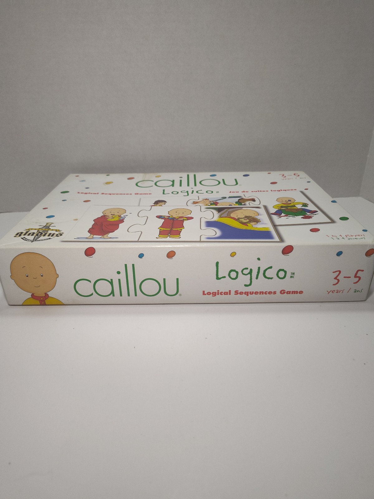 Caillou Logico Logical Sequences Game Complete 3-5 Years Gladius Puzzle Set