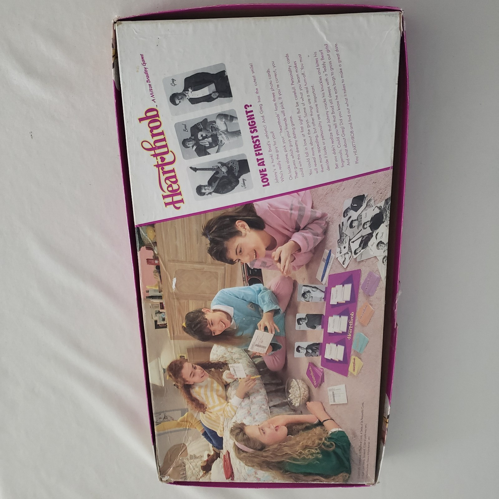 1988 Heart Throb Game Milton Bradley Bachelorette Party Fun VTG