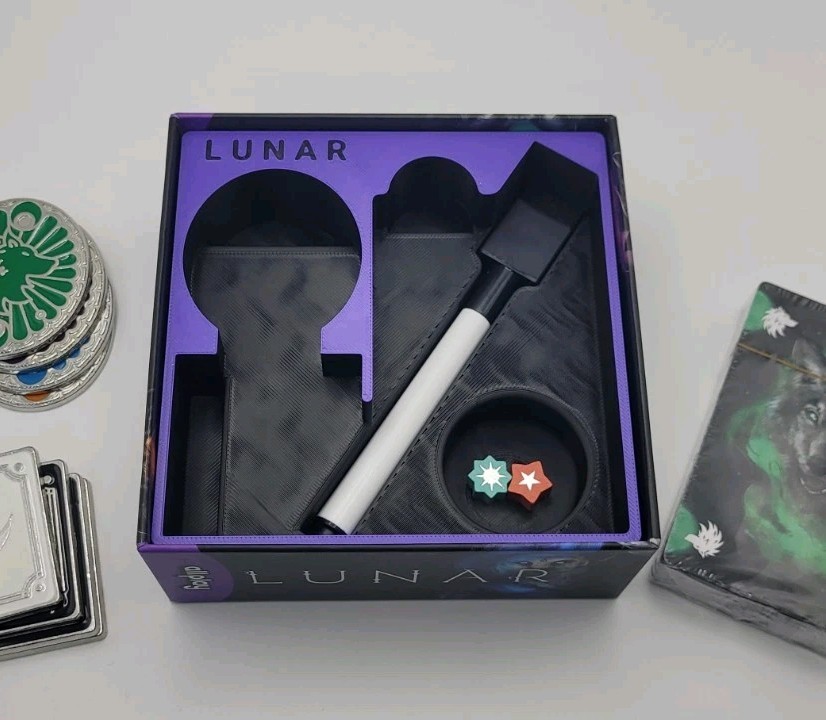 LUNAR storage solution – box insert – Board Game Allplay – Custom Design
