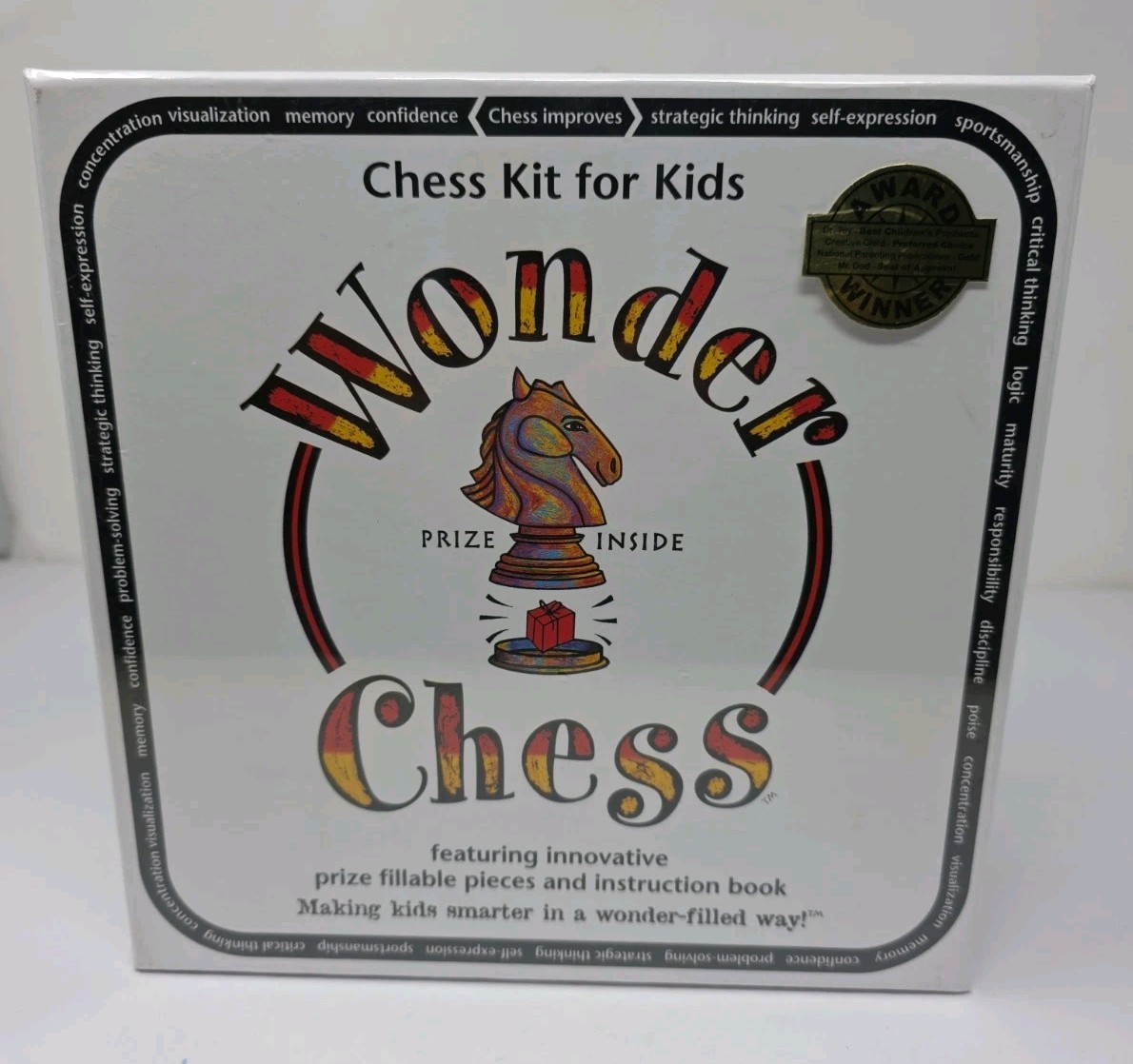 WONDER CHESS – Chess Kit For Kids Award Winner Game NEW Chessboard