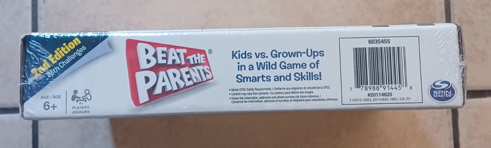 Beat The Parents Board Game NEW SEALED Ages 6+ Family/Kids Multi Trivia A8