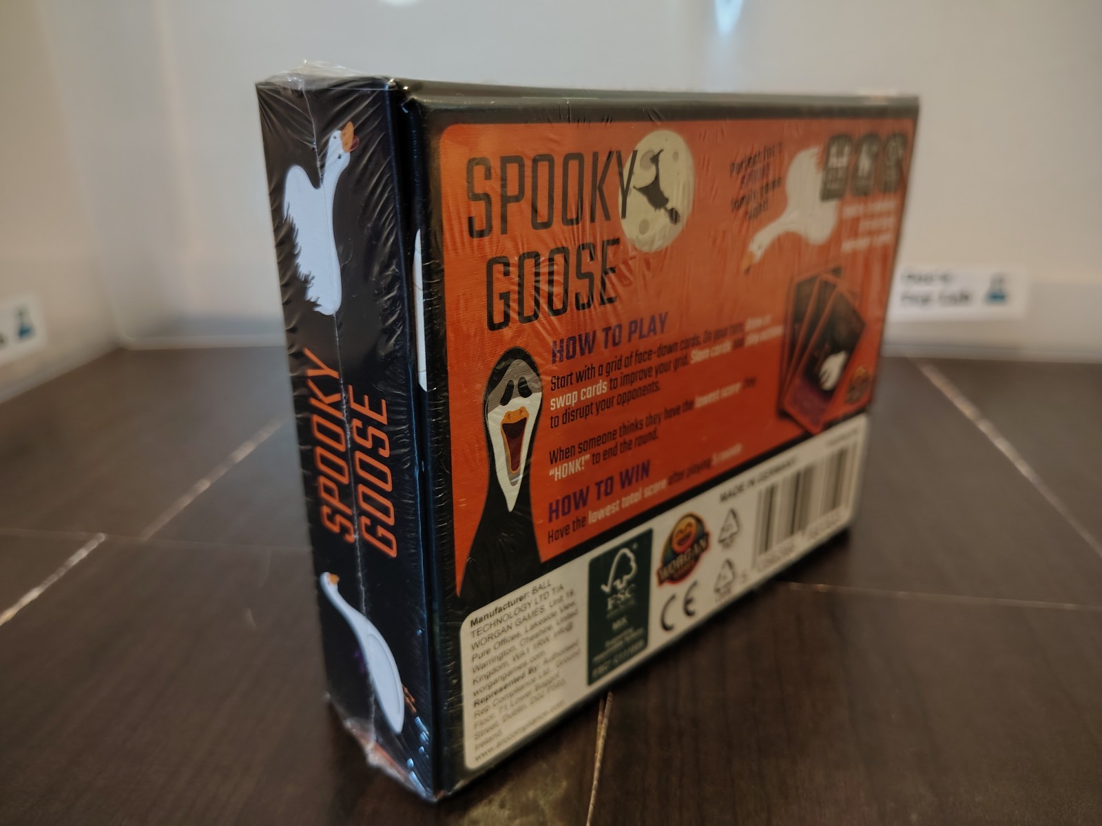 Bundle ~ 2 NEW / SEALED Worgan Games ~ Spooky Goose & Cursed Tides ~ Family Game