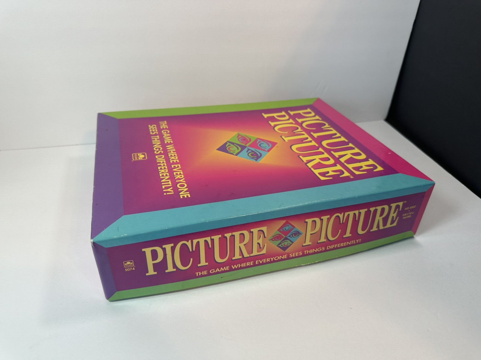 Vintage 1992 Picture Picture Board Game by Golden EUC -COMPLETE minus timer