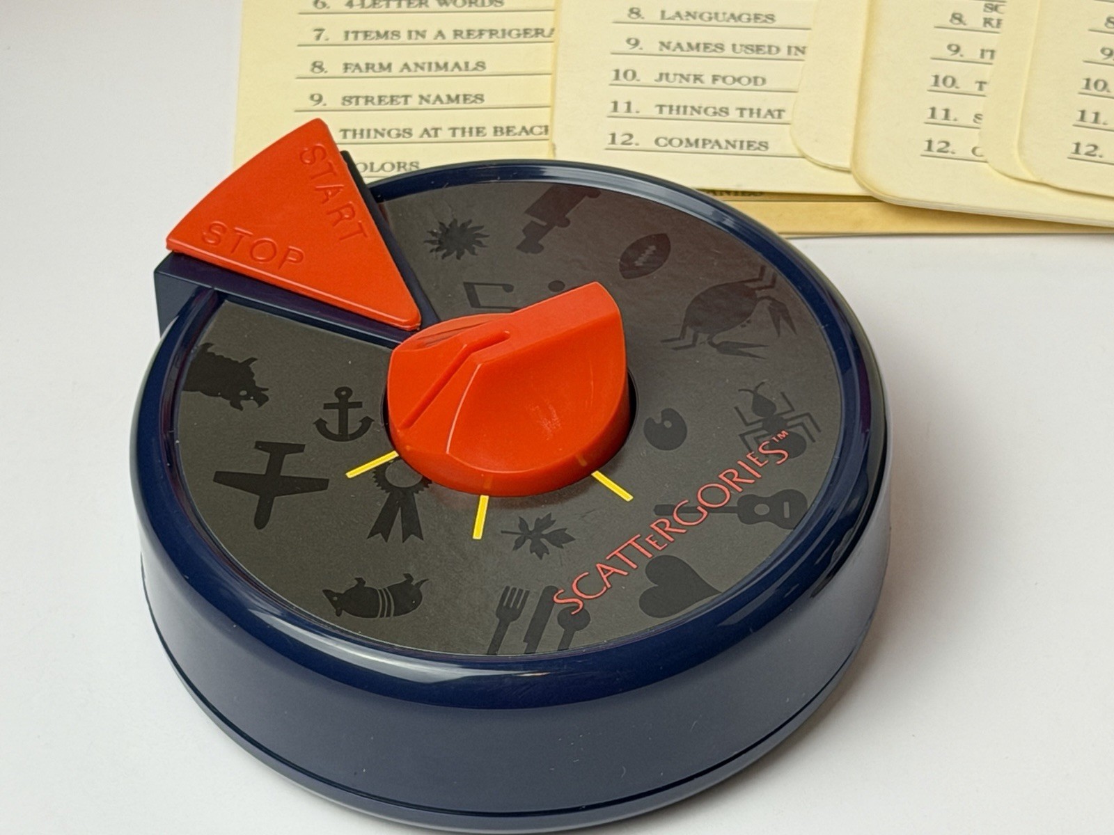 The Game Of Scattergories 1988 COMPLETE – Milton Bradley