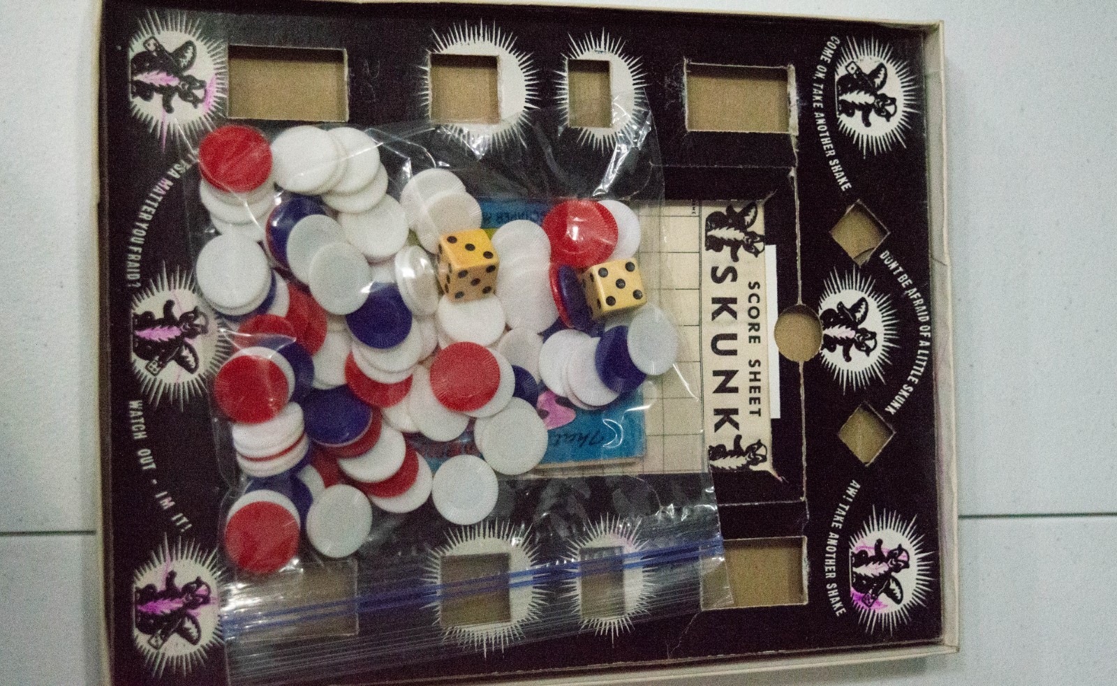 Vintage 1953 Skunk W.H. Schaper Game