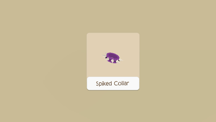 Animal jam play wild spiked collar purple
