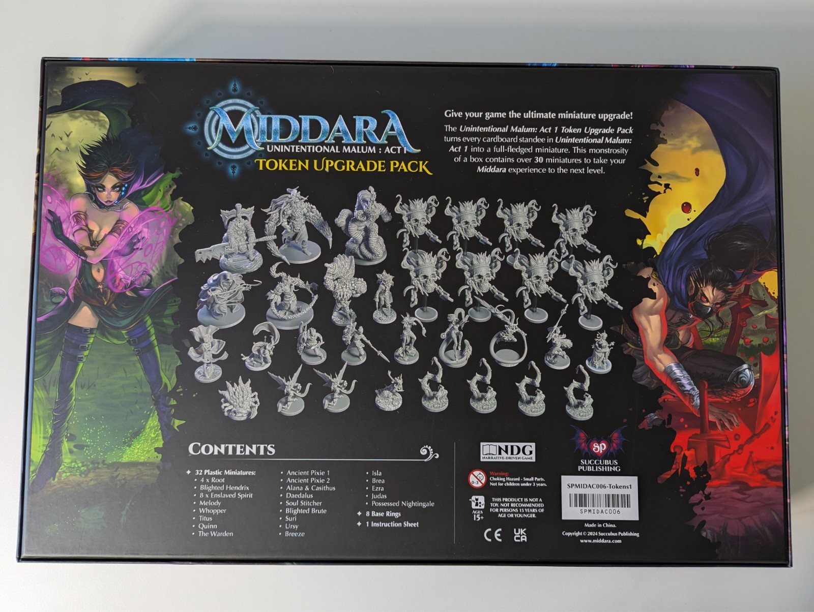 Middara: Unintentional Malum Act 1 Token Miniature Upgrade Pack – 100% Complete