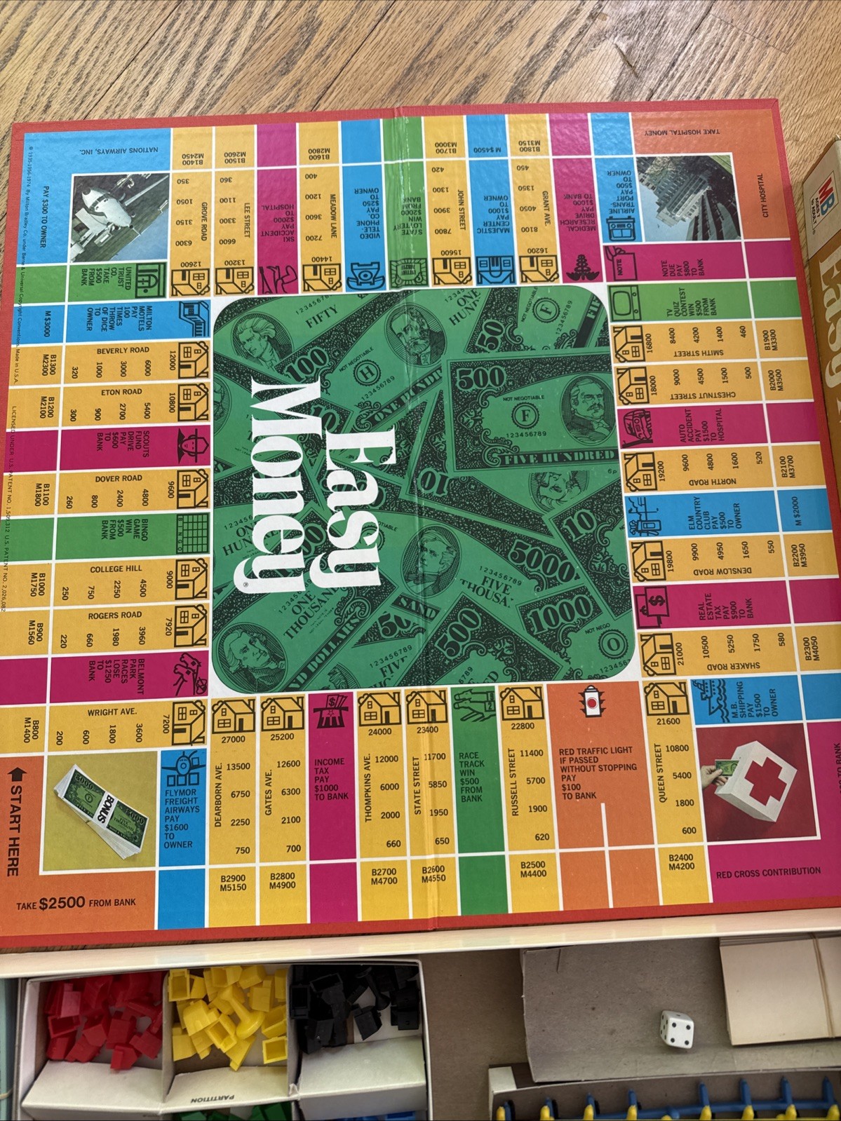 1974 Easy Money Game by Milton Bradley Complete in Good Condition FREE SHIPPING