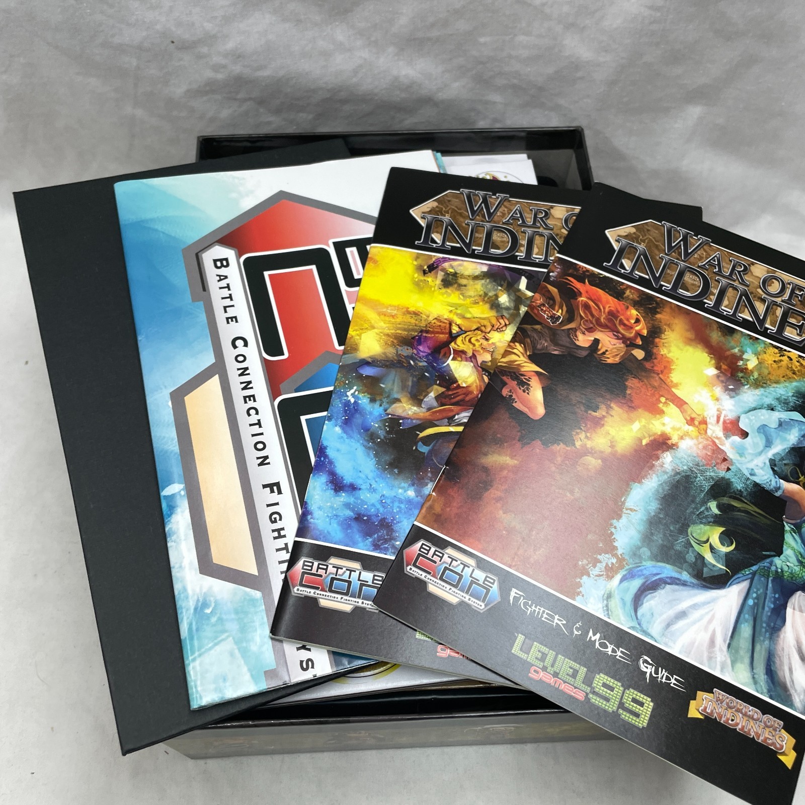 Battlecon World of Indines Board Game Level 99 Games 2014 Unplayed EX/NM+