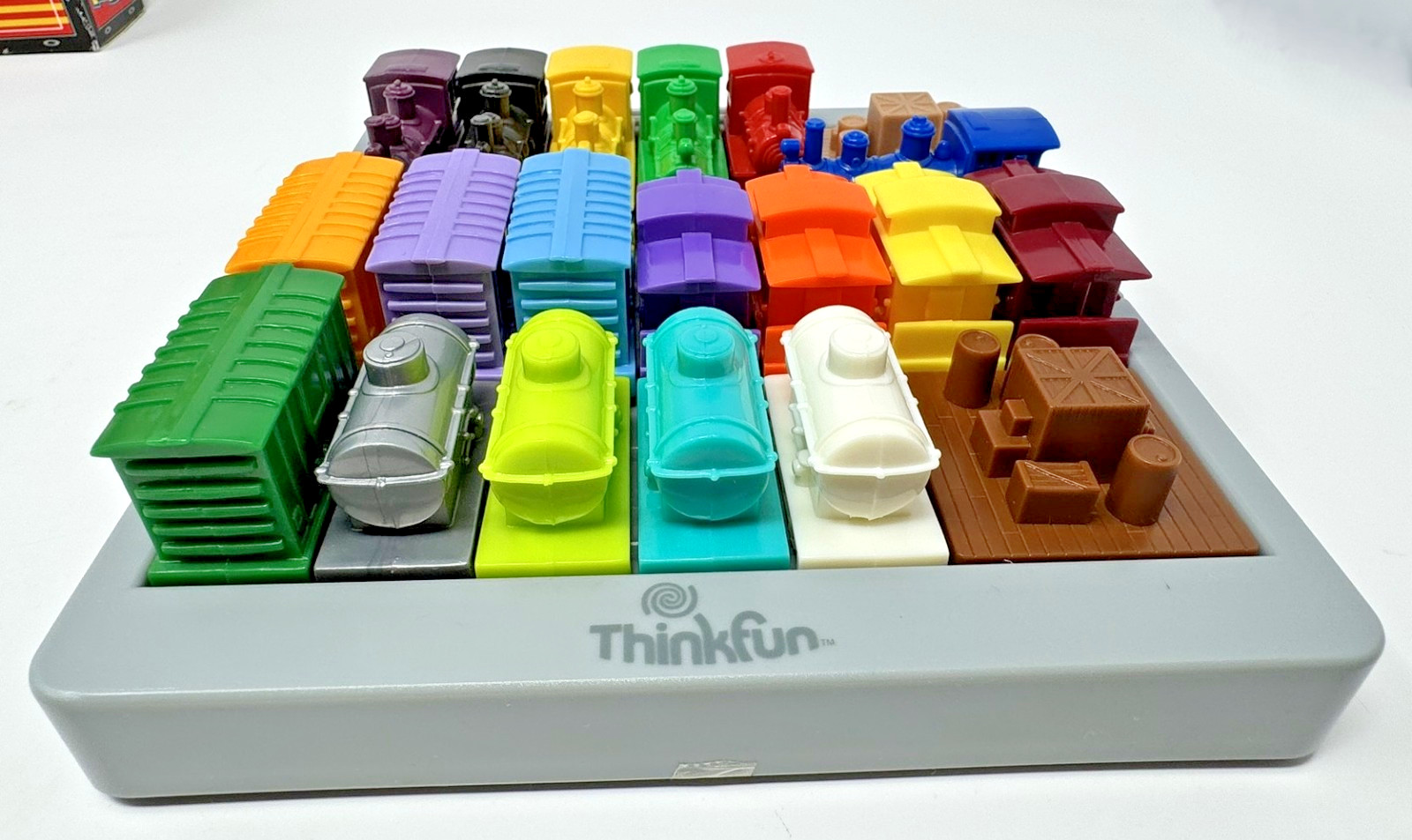 Railroad Rush Hour Train Think Fun Game – 100% Complete