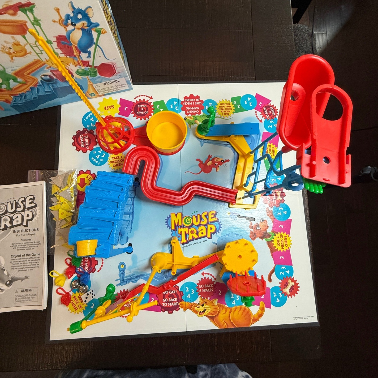 1999 Mouse Trap Board Game Milton Bradley Hasbro Complete As Seen Baby Einstein