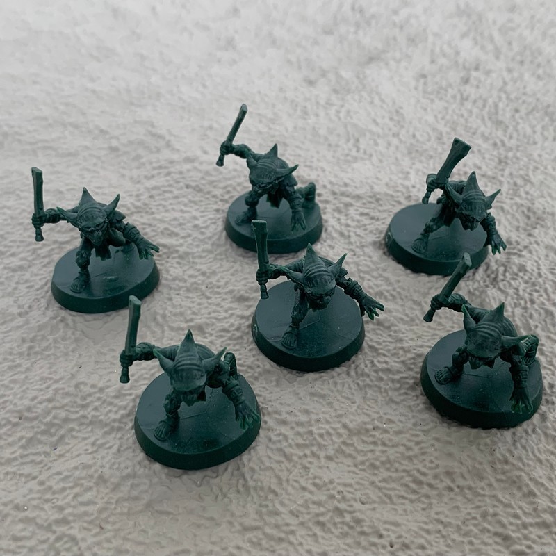 18pcs Goblins Warriors Female Goblins Miniatures Heroquest Board Game Minis DND