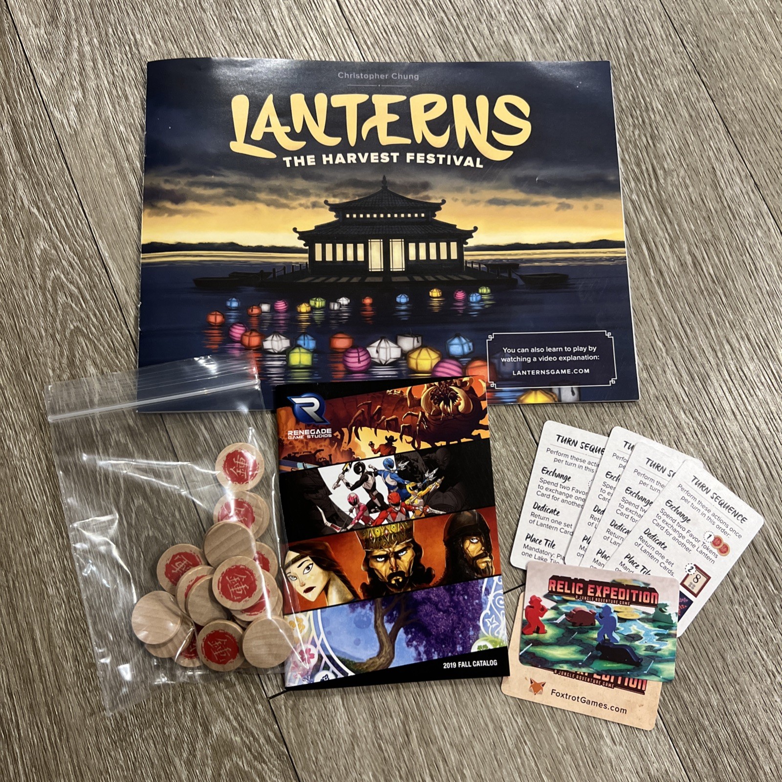 Lanterns The Harvest Festival Board Game + The Emperor’s Gifts Expansion