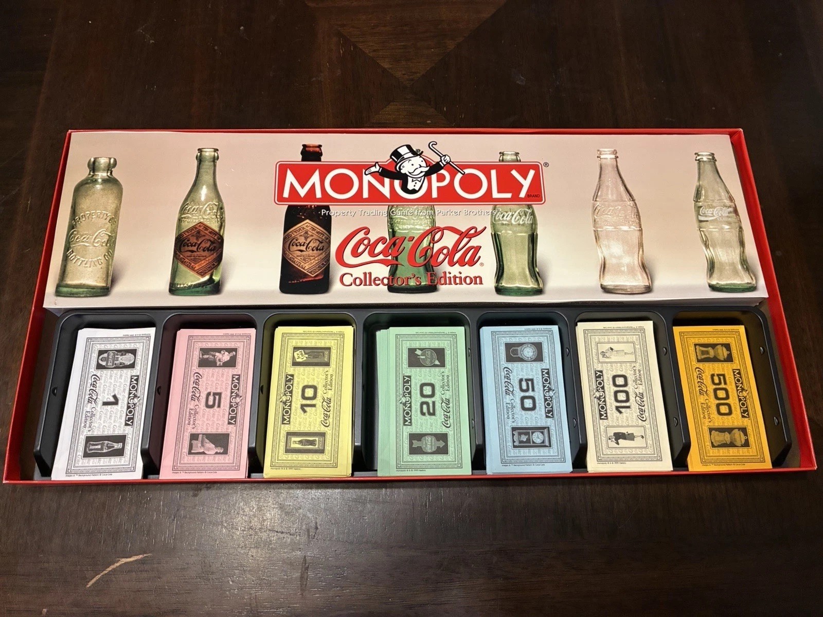 1999 Monopoly Coca-Cola Collector’s Edition Complete Board Game Parker Bros