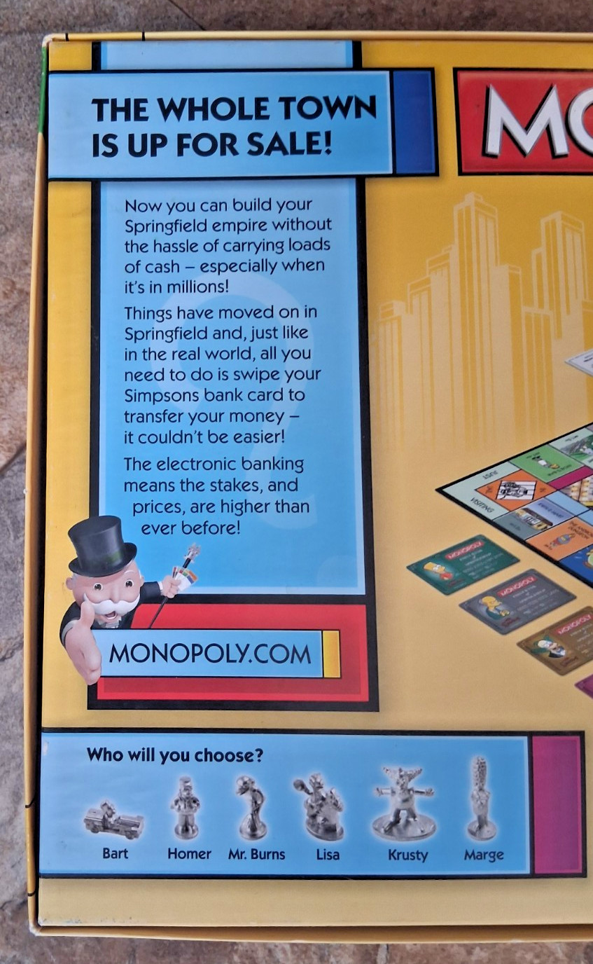Monopoly: The Simpsons Electronic Edition Board Game