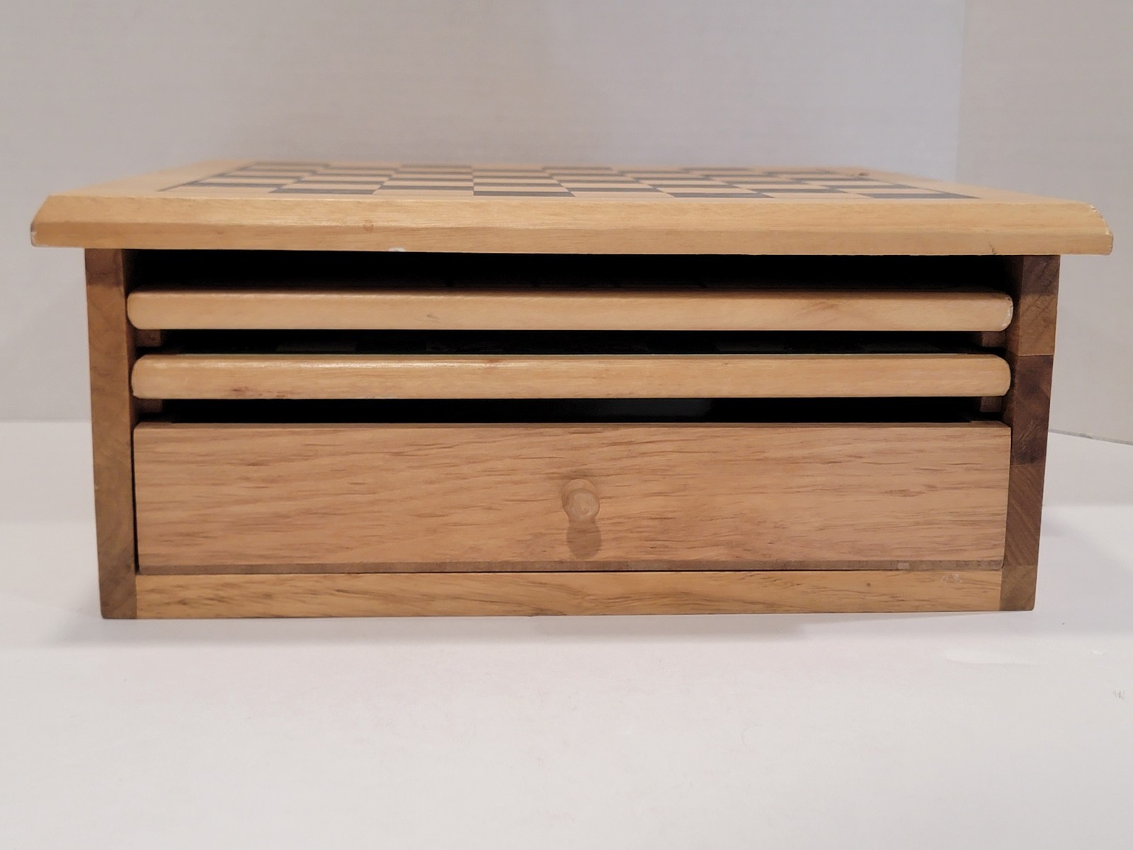 Board Game Set – 10 in 1 Tabletop Wood Game Center With Game Pieces