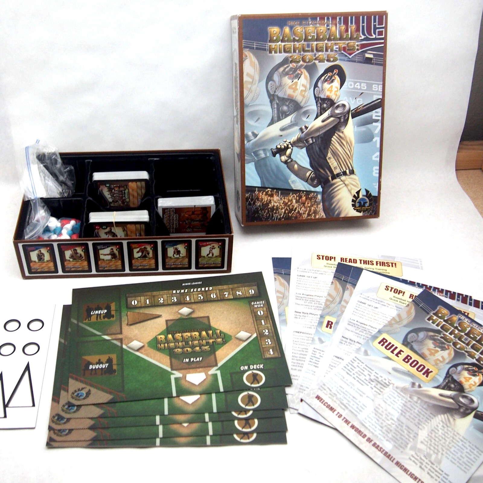 Baseball Highlights 2045 Board Card Game (Eagle Games, 2014)