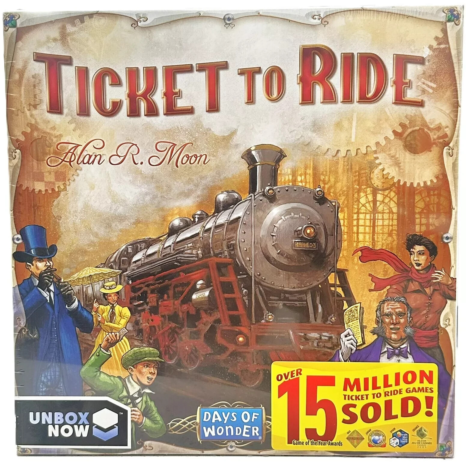 Days of Wonder Ticket To Ride by Alan R. Moon Train Adventure Board Game New