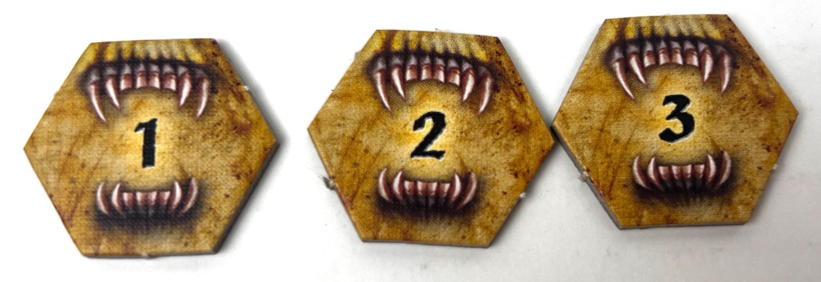 2008 World of Warcraft The Adventure Board Game Tokens Counters Parts Lot of 3